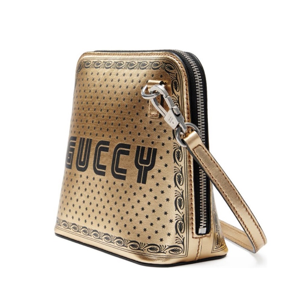 Gucci “Guccy” Black and Gold Crossbody - Picture 11 of 11